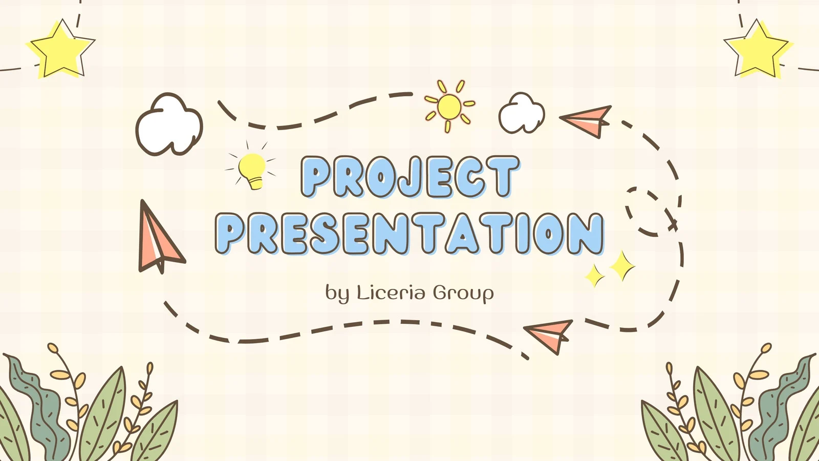 school presentation template