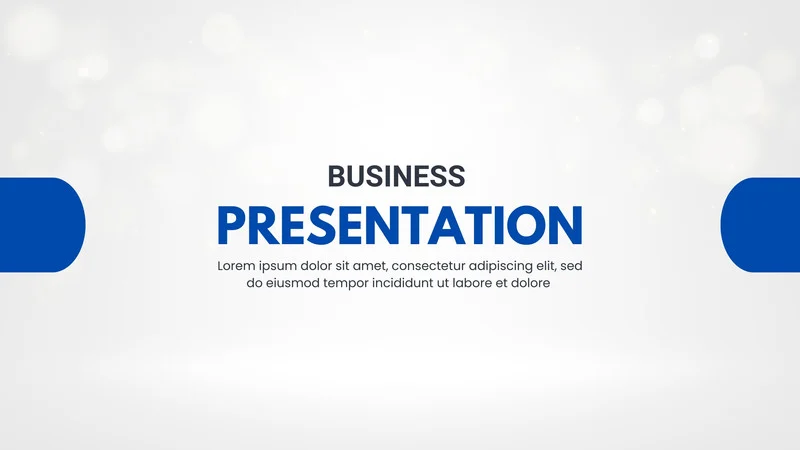 business presentation template